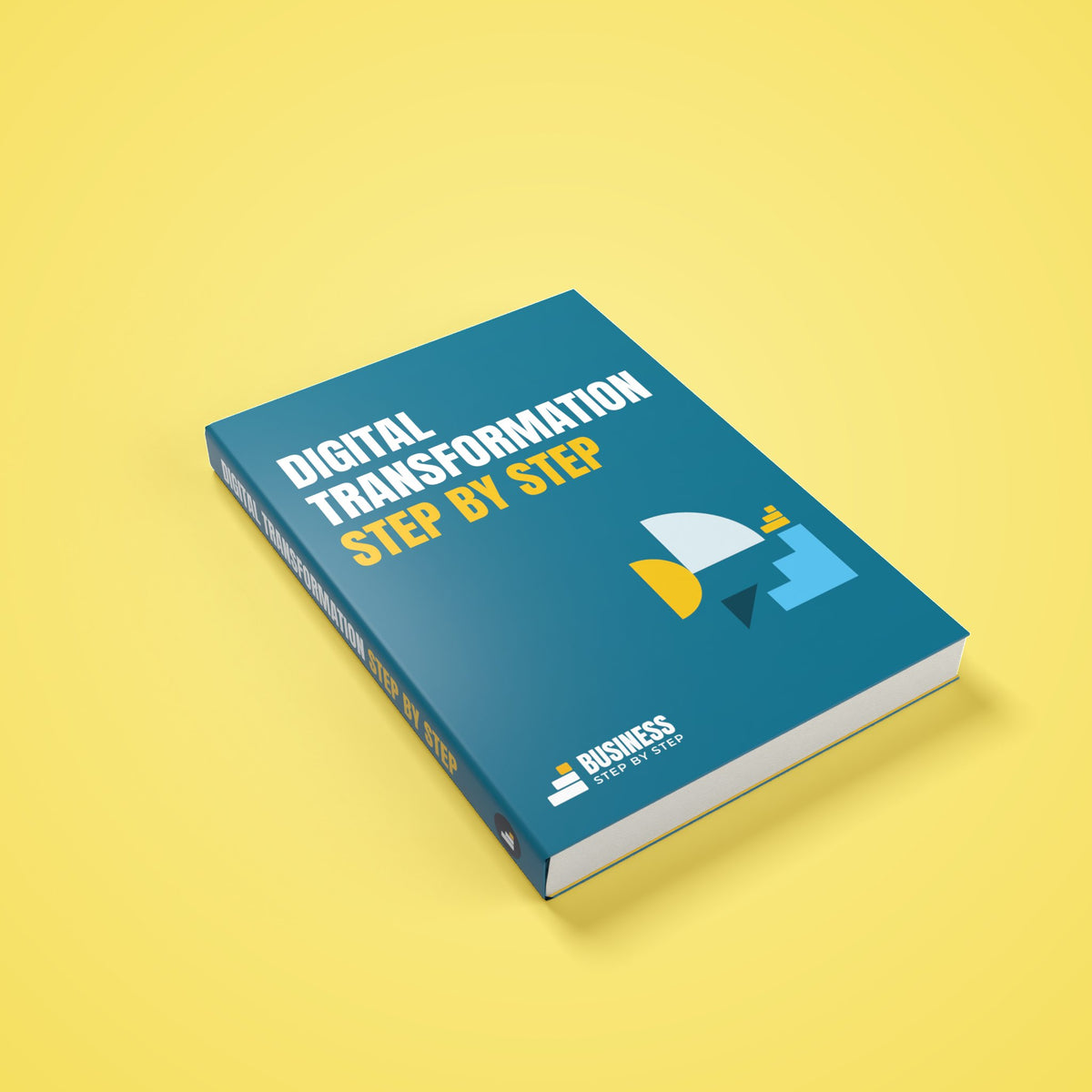 Digital Transformation, Step by Step – 3D cover of the PDF ebook