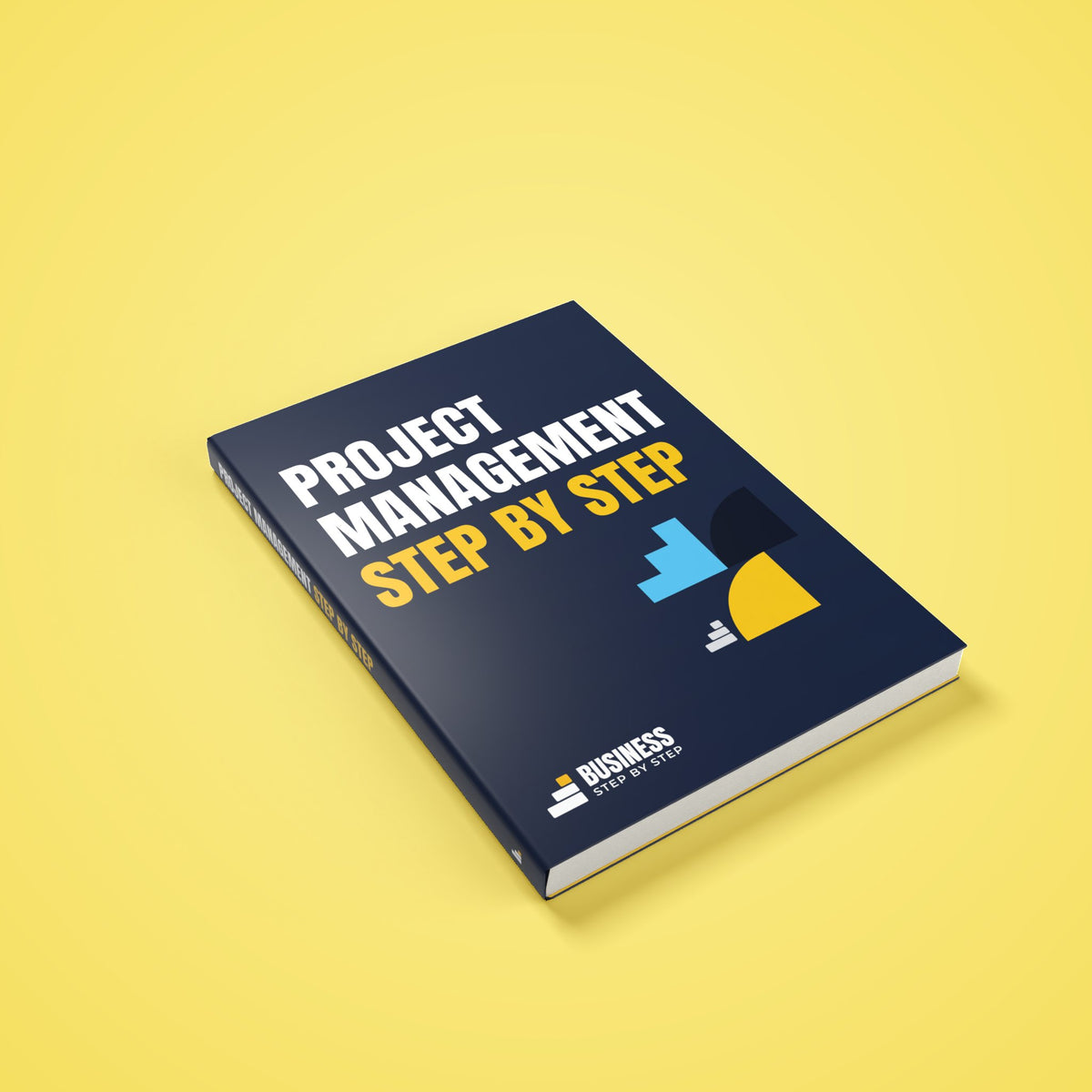 Project Management, Step by Step – 3D cover of the PDF ebook