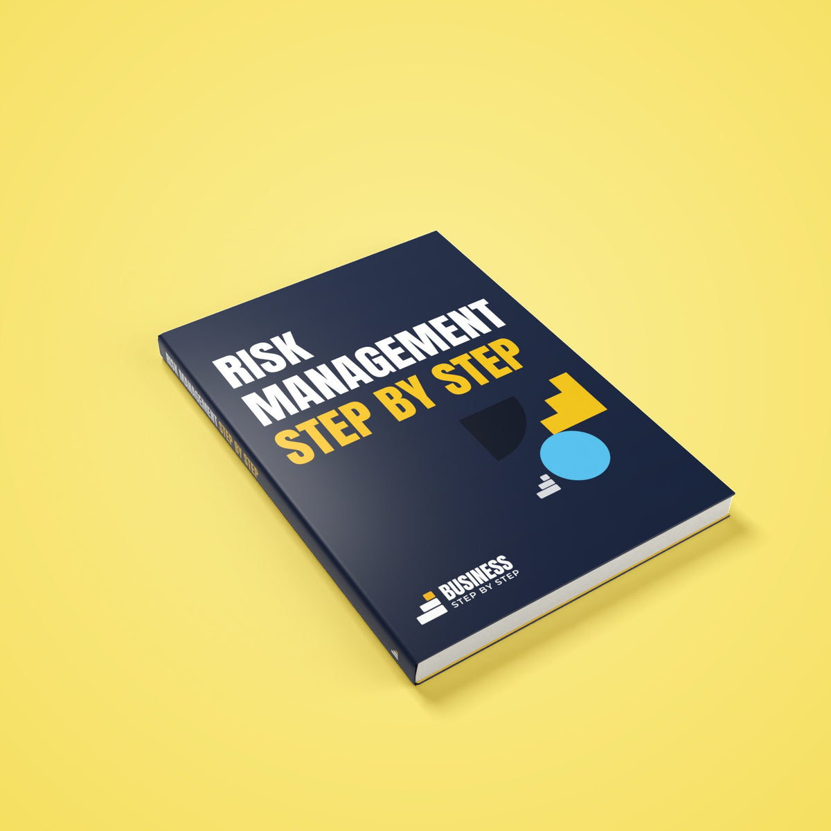 Risk Management, Step by Step – 3D cover of the PDF ebook