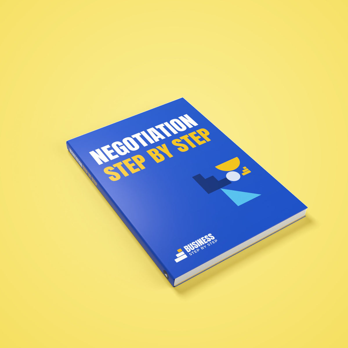 Negotiation, Step by Step – 3D cover of the PDF ebook