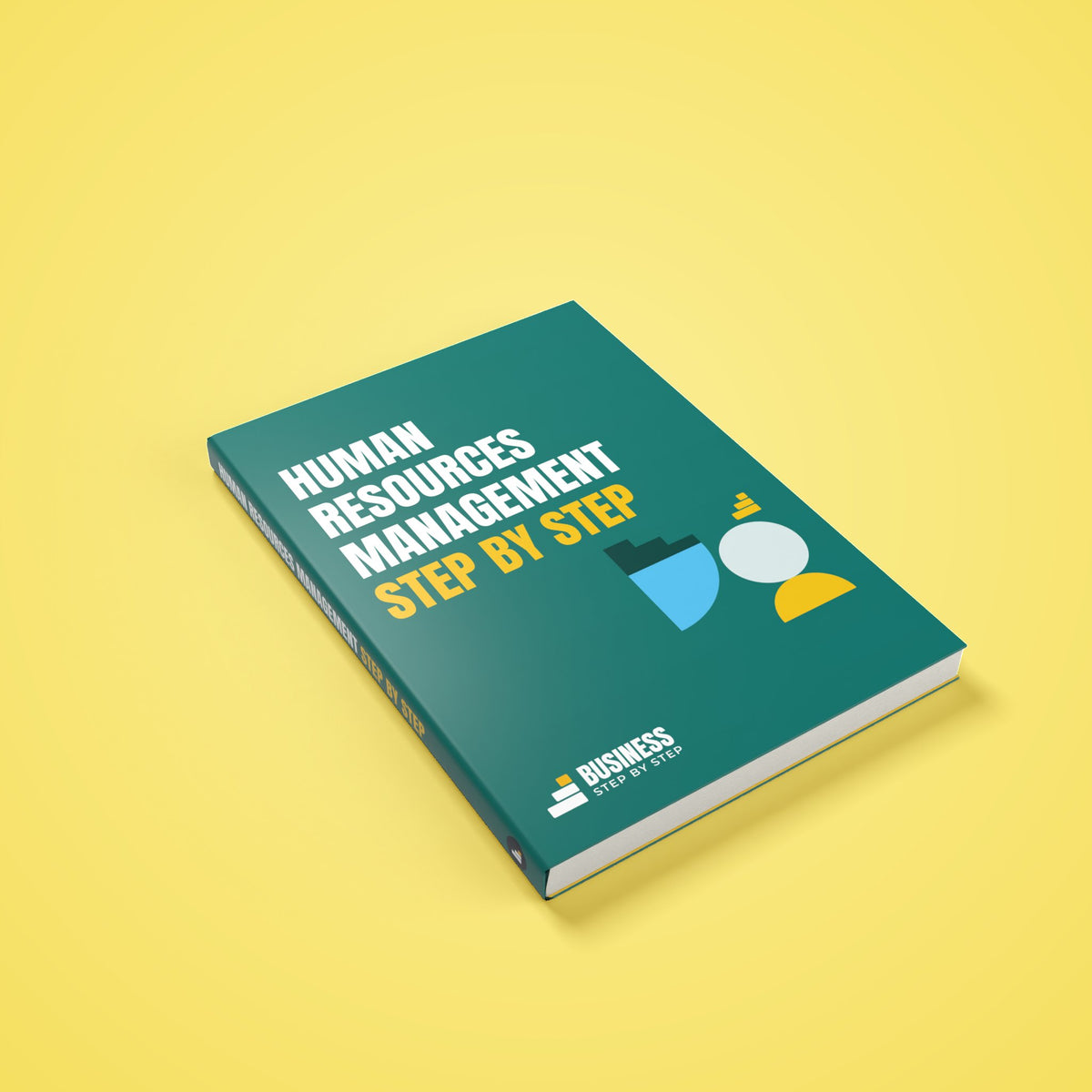 Human Resources Management, Step by Step – 3D cover of the PDF ebook