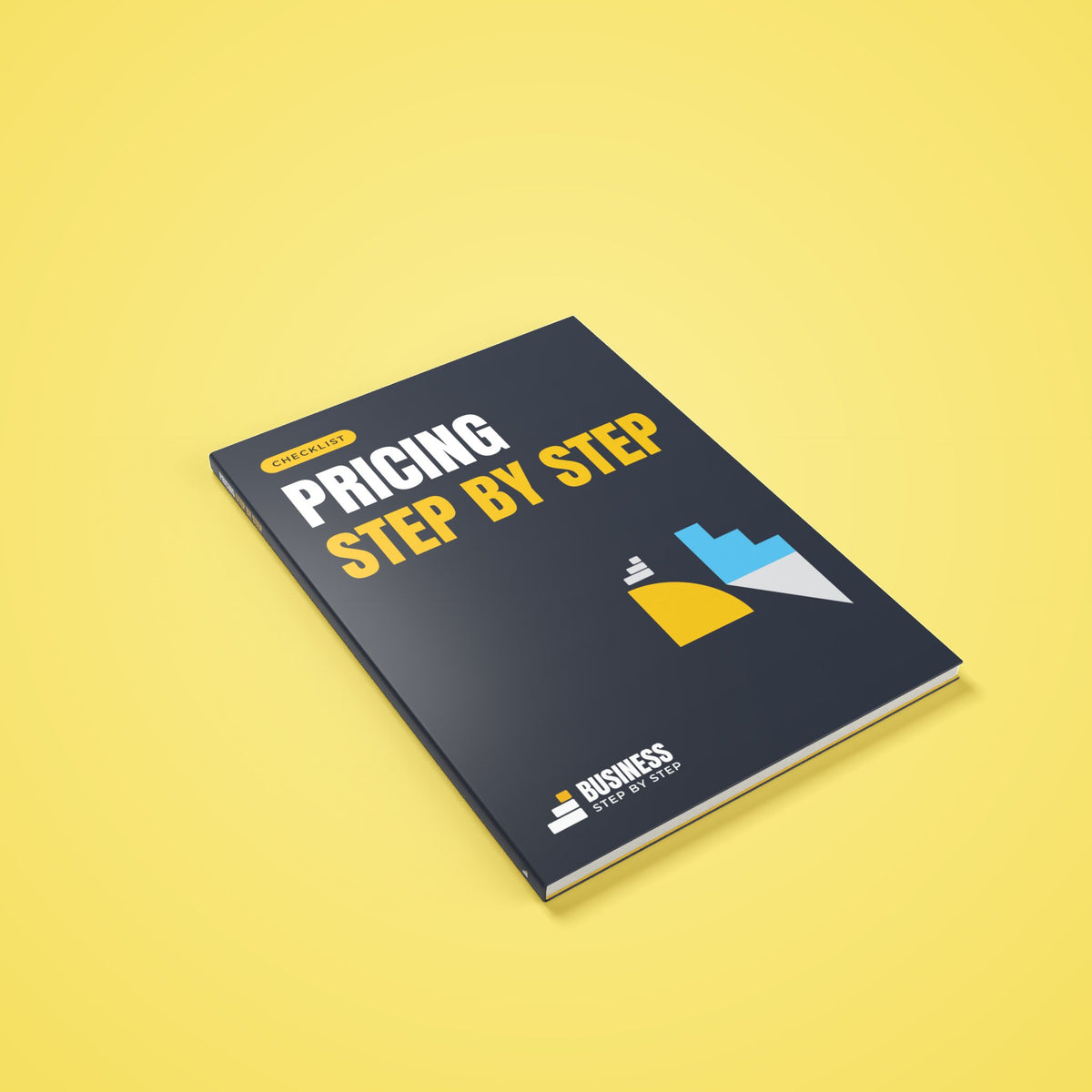 Pricing Checklist, Step by Step – 3D cover of the PDF checklist