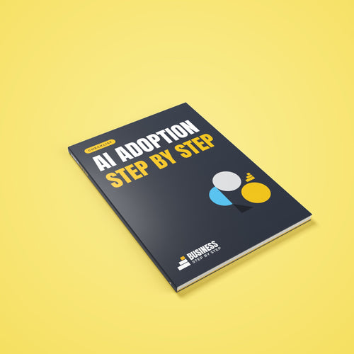 AI Adoption Checklist, Step by Step – 3D cover of the PDF checklist