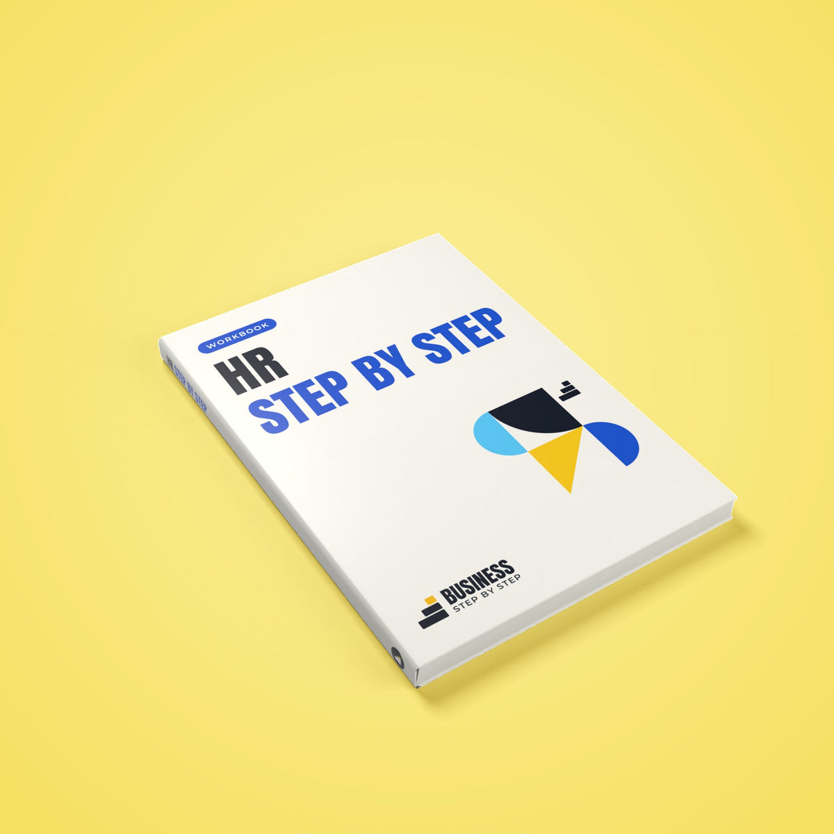 HR Workbook, Step by Step – 3D cover of the PDF workbook